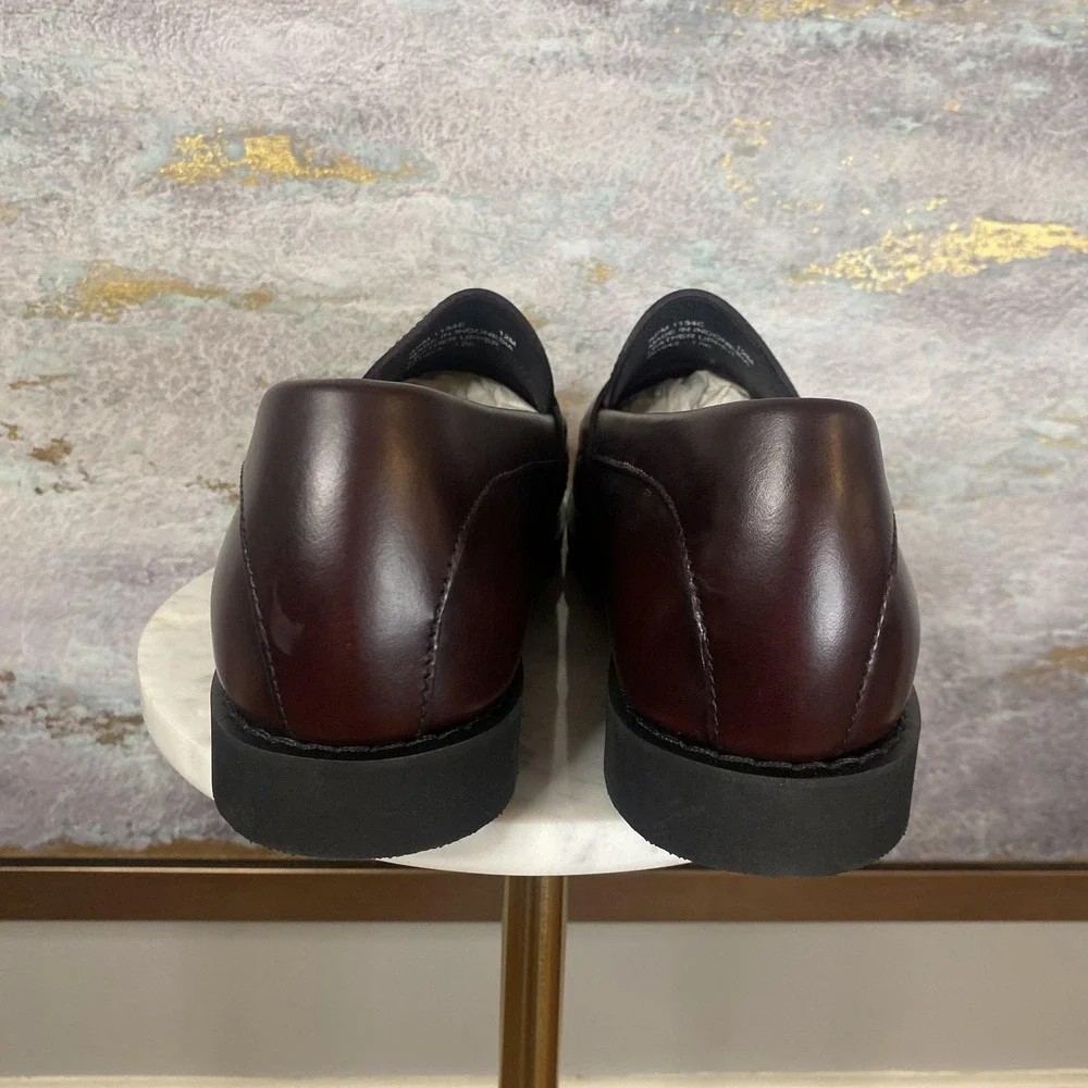 Rockport Shoes Mens Size 12 Brown Leather Penny Loafers Comfort Casual APM 1134E